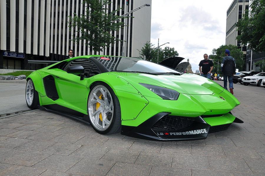 Lamborghini Aventador LP700-4 by Liberty Walk on PUR Wheels '2016
